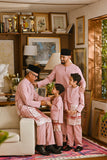Pahlawan Bespoke Fit Kids Baju Melayu Cekak Musang - Blush Rose
