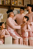 Pahlawan Bespoke Fit Kids Baju Melayu Cekak Musang - Rose Pink
