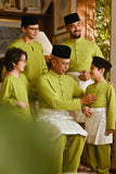 Pahlawan Smart Fit Kids Baju Melayu Teluk Belanga - Moss