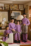 Pahlawan Smart Fit Babies Baju Melayu Teluk Belanga - Regal Orchid