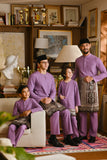 Pahlawan Bespoke Fit Baju Melayu Cekak Musang - Regal Orchid