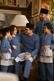Pahlawan Smart Fit Kids Baju Melayu Teluk Belanga - Coronet Blue