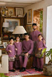 Pahlawan Smart Fit Baju Melayu Teluk Belanga - Very Grape