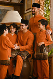Pahlawan Smart Fit Babies Baju Melayu Teluk Belanga - Burnt Orange