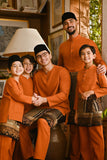 Pahlawan Smart Fit Kids Baju Melayu Teluk Belanga - Burnt Orange