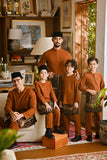 Pahlawan Bespoke Fit Baju Melayu Cekak Musang - Tortoise Shell