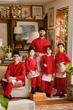 Pahlawan Smart Fit Kids Baju Melayu Teluk Belanga - Red Bud