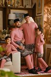Pahlawan Smart Fit Baju Melayu Teluk Belanga - Dusty Rose