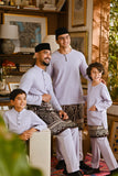 Pahlawan Bespoke Fit Baju Melayu Cekak Musang - Baby Lavender