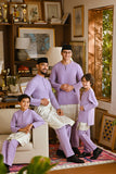 Pahlawan Smart Fit Babies Baju Melayu Teluk Belanga - Pastel Lilac