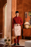 Baju Melayu Majestic Bespoke Fit - Rumba Red