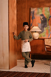 Baju Melayu Kids Majestic Bespoke Fit - Teak