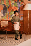 Baju Melayu Kids Majestic Bespoke Fit - Teak