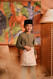 Baju Melayu Kids Majestic Bespoke Fit - Teak