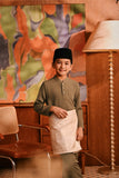 Baju Melayu Kids Majestic Bespoke Fit - Teak