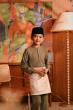 Baju Melayu Kids Majestic Bespoke Fit - Teak