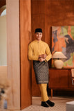 Baju Melayu Majestic Bespoke Fit - Misted Yellow