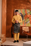 Baju Melayu Majestic Bespoke Fit - Misted Yellow