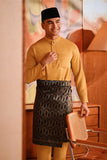 Baju Melayu Majestic Bespoke Fit - Misted Yellow