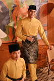 Baju Melayu Kids Majestic Bespoke Fit - Misted Yellow