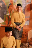 Baju Melayu Majestic Bespoke Fit - Misted Yellow