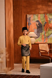 Baju Melayu Kids Majestic Bespoke Fit - Misted Yellow