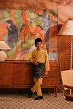 Baju Melayu Kids Majestic Bespoke Fit - Misted Yellow