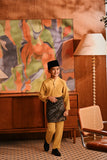 Baju Melayu Kids Majestic Bespoke Fit - Misted Yellow