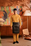 Baju Melayu Majestic Bespoke Fit - Honey Gold