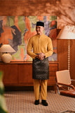 Baju Melayu Majestic Bespoke Fit - Honey Gold