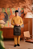 Baju Melayu Majestic Bespoke Fit - Honey Gold