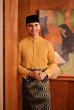 Baju Melayu Majestic Bespoke Fit - Honey Gold