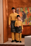 Baju Melayu Kids Majestic Bespoke Fit - Honey Gold