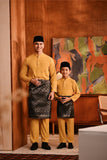 Baju Melayu Majestic Bespoke Fit - Honey Gold