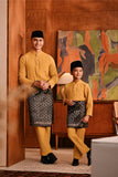 Baju Melayu Majestic Bespoke Fit - Honey Gold