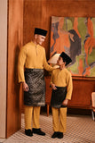 Baju Melayu Majestic Bespoke Fit - Honey Gold