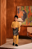 Baju Melayu Kids Majestic Bespoke Fit - Honey Gold