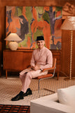 Baju Melayu Majestic Bespoke Fit - Blush