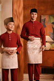 Baju Melayu Kids Majestic Bespoke Fit - Rumba Red