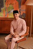 Baju Melayu Majestic Bespoke Fit - Blush