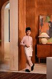 Baju Melayu Kids Majestic Bespoke Fit - Blush