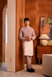 Baju Melayu Majestic Bespoke Fit - Ash Rose