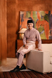 Baju Melayu Majestic Bespoke Fit - Ash Rose