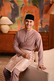 Baju Melayu Majestic Bespoke Fit - Ash Rose