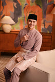 Baju Melayu Majestic Bespoke Fit - Ash Rose