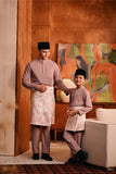 Baju Melayu Majestic Bespoke Fit - Ash Rose