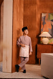 Baju Melayu Kids Majestic Bespoke Fit - Ash Rose