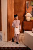 Baju Melayu Kids Majestic Bespoke Fit - Ash Rose