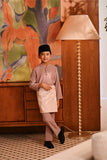 Baju Melayu Kids Majestic Bespoke Fit - Ash Rose