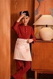 Baju Melayu Kids Majestic Bespoke Fit - Rumba Red